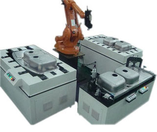 الصين التلقائي آلة لحام ليزر مع ABB ذراع الروبوت لالفولاذ المقاوم للصدأ بالوعة المطبخ المزود