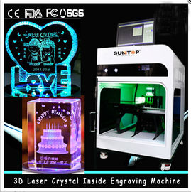 الصين كريستال 3D النقش بالليزر الداخلية 2000HZ آلة سرعة 120،000 نقطة / دقيقة المزود